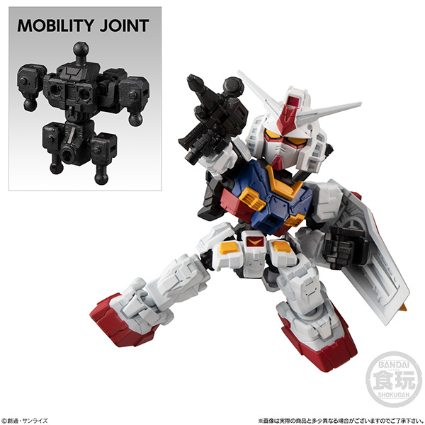 BANDAI 萬代 | 機動戰士鋼彈MOBILITY JOINT 第1彈 | 全8種 | 1中盒10入販售 (預訂2022年4月) 