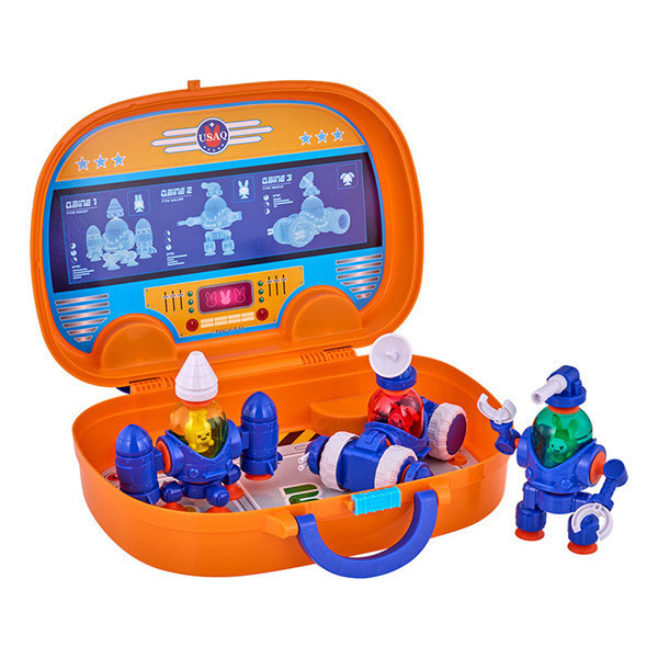 BANDAI 萬代 | Q-BINE QBINE 結構玩具Q兔子系列 | 吸盤合體機械人玩具 | 美國攜帶套組 | 全新未拆 | 現貨 