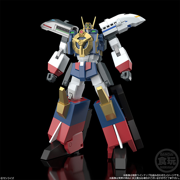 BANDAI 萬代 | SMP [SHOKUGAN MODELING PROJECT] 《勇者特急隊》 勇者特急 | 特急勇者 | 特急合體 | 強者凱因 | 組裝模型 (預訂2022年11月) 