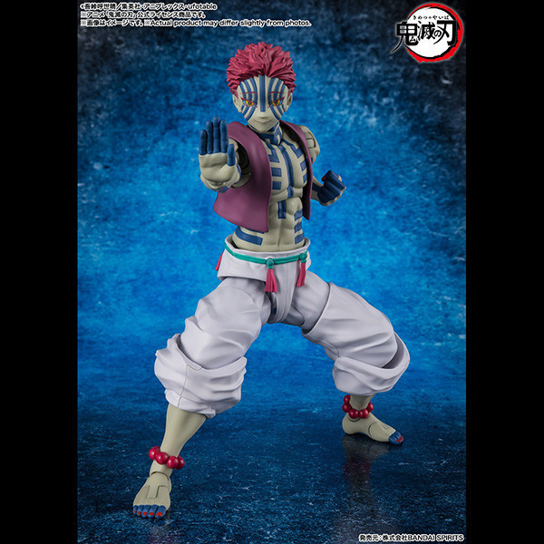 BANDAI 萬代 | S.H.Figuarts SHF 鬼滅之刃 | 上弦之參 | 上弦之三 | 猗窩座 | 可動完成品 | 全新未拆 | 現貨 