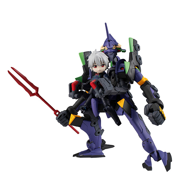 MegaHouse 百萬屋 | DESKTOP ARMY | 福音戰士新劇場版 | 碇真嗣＆渚薰＆EVANGELION第13號機 (預訂2022年6月) 