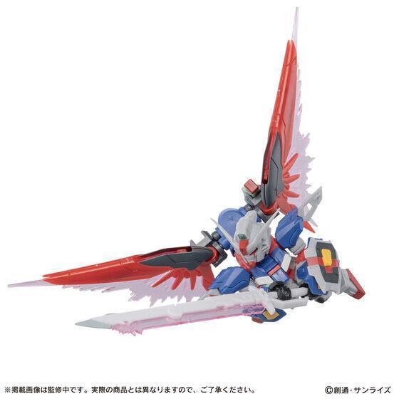 BANDAI 萬代 | 機動戰士鋼彈 | 重裝X重奏 | MOBILE SUIT ENSEMBLE EX55+EX56 命運鋼彈SpecⅡ | 含光之翼+宙斯魅影 | 神王型外掛裝備 | 全長約19cm 2款合售 | 全新未拆 | 現貨 