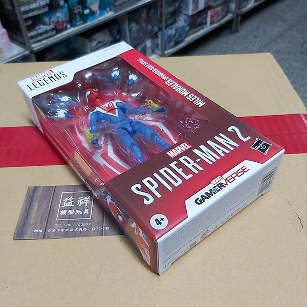 HASBRO 孩之寶 | Marvel Legends | 漫威 | 電玩 | Spider-Man 2 蜘蛛人 | Miles Morales Upgraded Suit Style 邁爾斯 ·摩拉斯（升級版戰衣 ） 高約15公分 | 可動完成品 | 全新未拆 | 現貨 