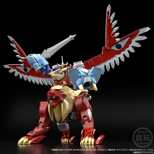 BANDAI 萬代 | SMP [SHOKUGAN MODELING PROJECT] 百獸戰隊GAORANGER 牙吠大紅獅&牙吠象 | 組裝模型 (預訂2022年8月) 