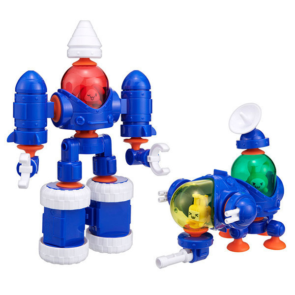 BANDAI 萬代 | Q-BINE QBINE 結構玩具Q兔子系列 | 吸盤合體機械人玩具 | 美國攜帶套組 | 全新未拆 | 現貨 