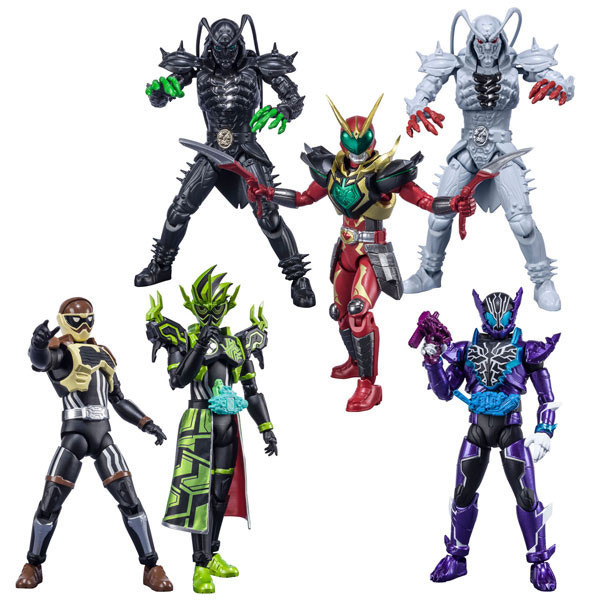 BANDAI 萬代 | 掌動 | SHODO-O 假面騎士 07 | Cronus 編年史玩家 | 克洛諾斯 、滅亡迅雷、狂野卡利斯 | 全7種 | 完整1套7款合售 | 盒況如圖 | 全新未拆 | 現貨 