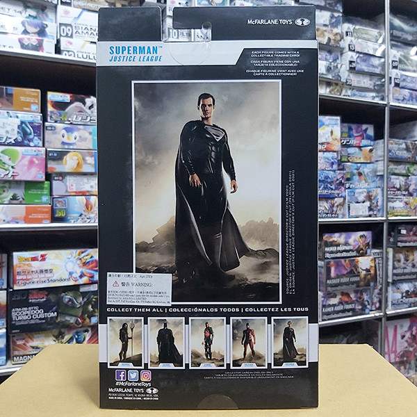 McFarlane Toys 麥法蘭 | 7吋 | 可動公仔 | DC 查克史奈德之正義聯盟 | 黑衣 | 超人 | 亨利卡維爾 | 全新未拆 | 現貨 