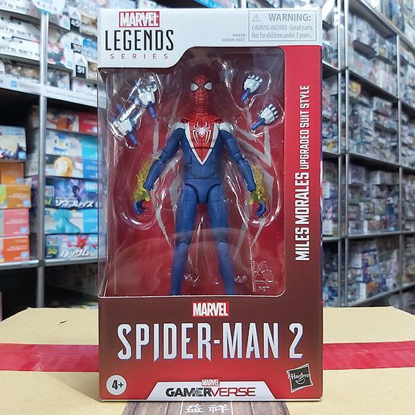 HASBRO 孩之寶 | Marvel Legends | 漫威 | 電玩 | Spider-Man 2 蜘蛛人 | Miles Morales Upgraded Suit Style 邁爾斯 ·摩拉斯（升級版戰衣 ） 高約15公分 | 可動完成品 | 全新未拆 | 現貨 