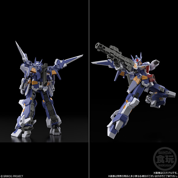 BANDAI 萬代 | SMP [SHOKUGAN MODELING PROJECT] 《超級機器人大戰OG》『SRX計畫』 R-1＆R-GUN 組裝模型 (預訂2023年1月) 