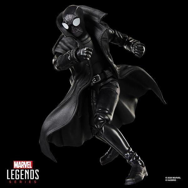 HASBRO 孩之寶 | Marvel Legends 亞馬遜限定 | 漫威蜘蛛人6吋傳奇人物復古系列 - 復古吊卡 | 暗影蜘蛛人 | Spider-Man Noir | 高約15公分 | 可動完成品 | 全新未拆 | 現貨 