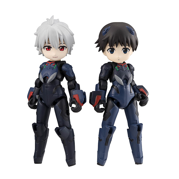 MegaHouse 百萬屋 | DESKTOP ARMY | 福音戰士新劇場版 | 碇真嗣＆渚薰＆EVANGELION第13號機 (預訂2022年6月) 