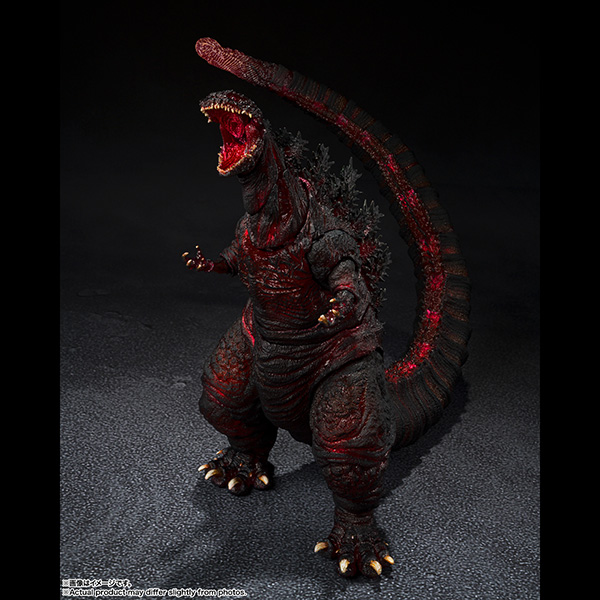 BANDAI 萬代 | S.H.MonsterArts SHM 哥吉拉 (2016) 第4型態 | 夜間戰鬥發光Ver. (預訂2023年3月) 