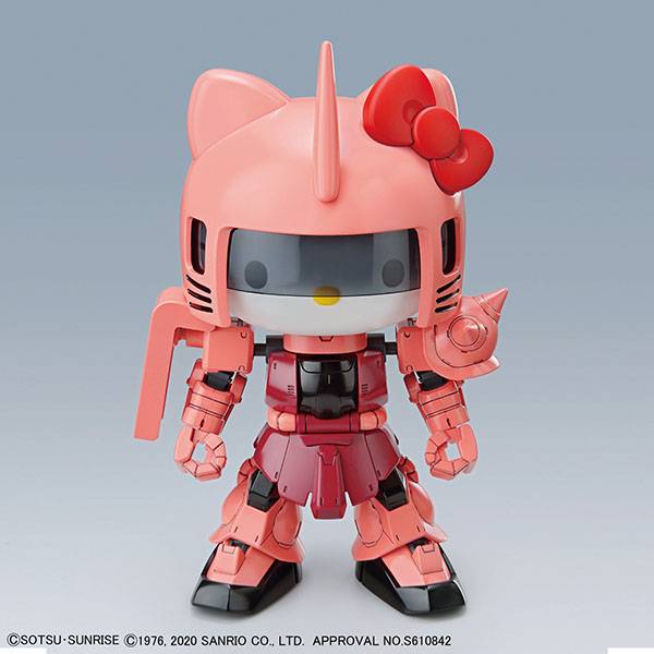 BANDAI 萬代 | HELLO KITTY/夏亞專用薩克Ⅱ[SD鋼彈 CROSS SILHOUETTE] 組裝模型  