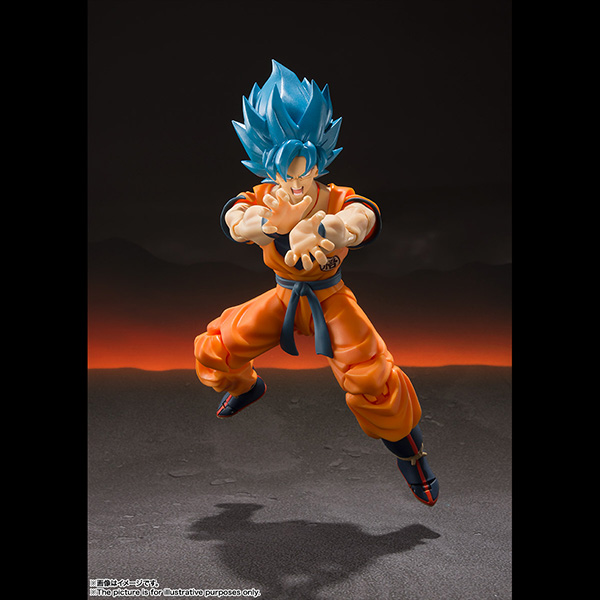 BANDAI 萬代 | S.H.Figuarts SHF 七龍珠超 | 劇場版 | 超級賽亞人之神 | 超藍 | 孫悟空-超- 再版 (預訂2022年3月) 