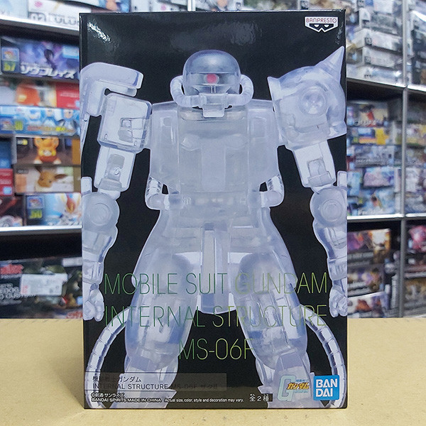 BANPRESTO 景品 | 機動戰士鋼彈 | INTERNAL STRUCTURE MS-06F 薩克Ⅱ 綠薩克 | ver.B 全透明版 | 高約14公分 | 全新未拆 | 現貨 