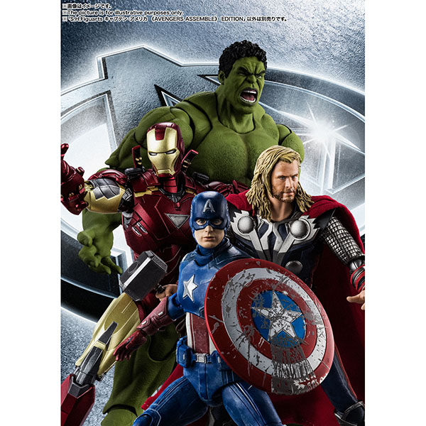 BANDAI 萬代 | S.H.Figuarts SHF 美國隊長-《AVENGERS ASSEMBLE》 EDITION-（復仇者聯盟） 