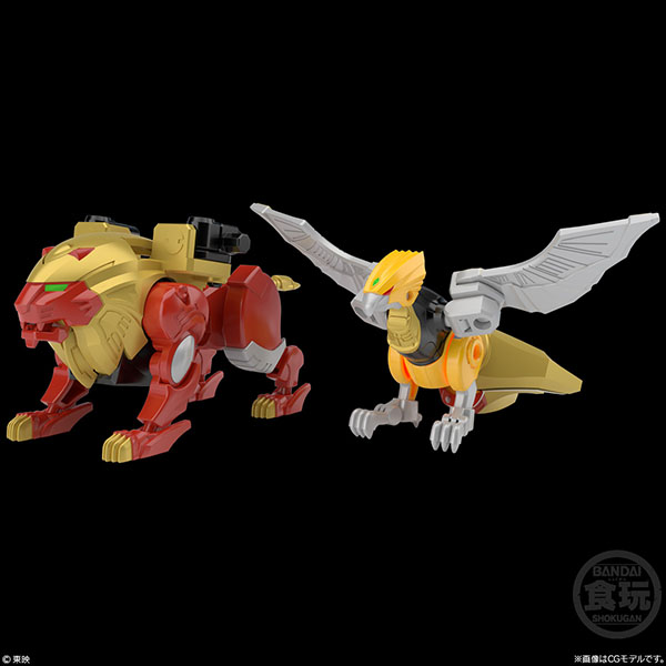 BANDAI 萬代 | SMP SUPER MINIPLA 百獸戰隊 | 百獸合體 | 牙吠王 | 組裝模型 | 全3種 | 1中盒3入販售 (預訂2021年7月) 