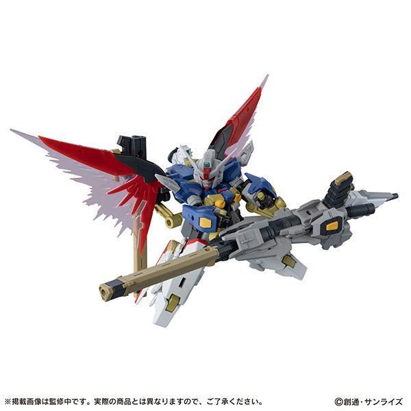 BANDAI 萬代 | 機動戰士鋼彈 | 重裝X重奏 | MOBILE SUIT ENSEMBLE EX55+EX56 命運鋼彈SpecⅡ | 含光之翼+宙斯魅影 | 神王型外掛裝備 | 全長約19cm 2款合售 | 全新未拆 | 現貨 