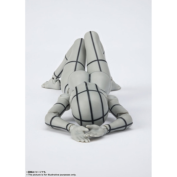 BANDAI 萬代 | S.H.Figuarts SHF 女性素體-矢吹健太朗-線框(Gray Color Ver.) (預訂2022年4月) 