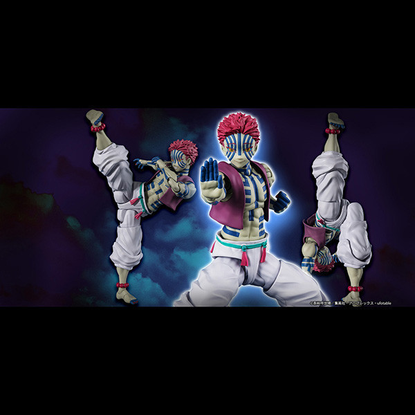 BANDAI 萬代 | S.H.Figuarts SHF 鬼滅之刃 | 上弦之參 | 上弦之三 | 猗窩座 | 可動完成品 | 全新未拆 | 現貨 