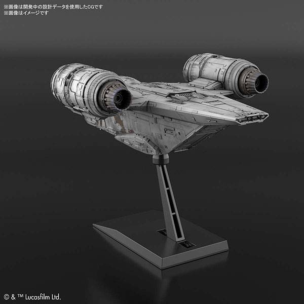 BANDAI 萬代 | VEHICLE MODEL 星際大戰 《曼達洛人》 刀鋒之巔 | 剃刀冠號 | 組裝模型 