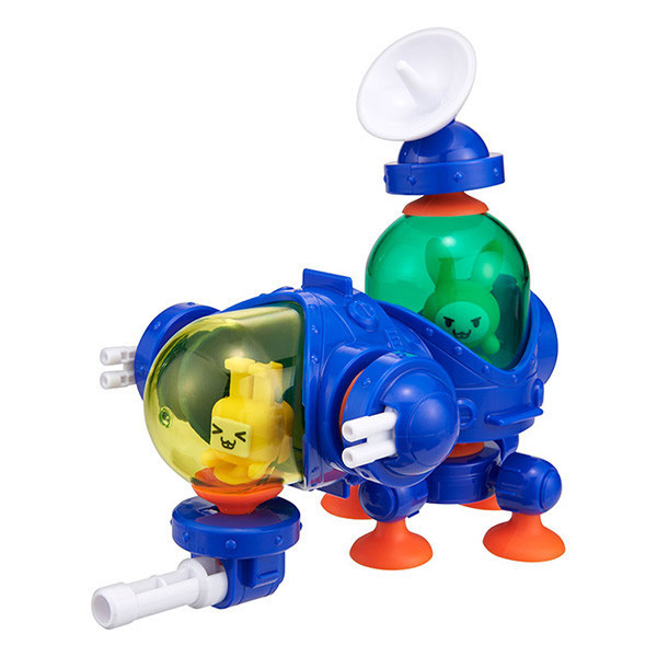 BANDAI 萬代 | Q-BINE QBINE 結構玩具Q兔子系列 | 吸盤合體機械人玩具 | 美國攜帶套組 | 全新未拆 | 現貨 