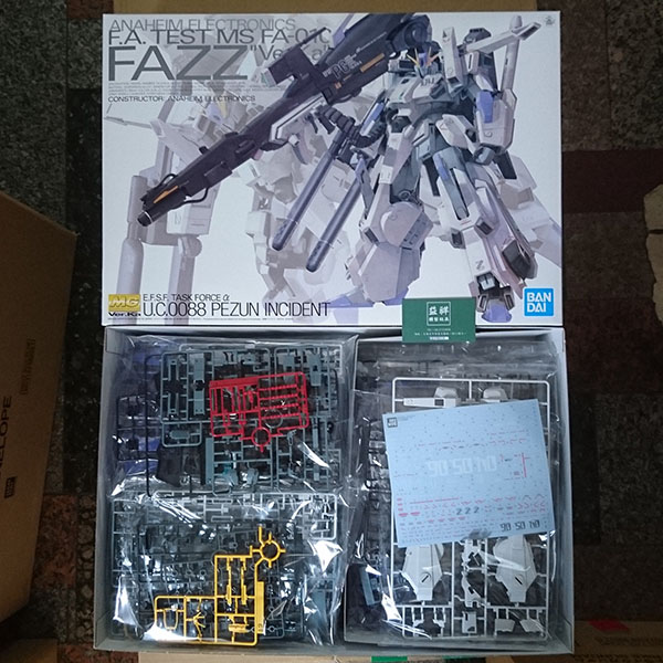 BANDAI 萬代 | MG 1/100 FAZZ Ver.Ka | 組裝模型  