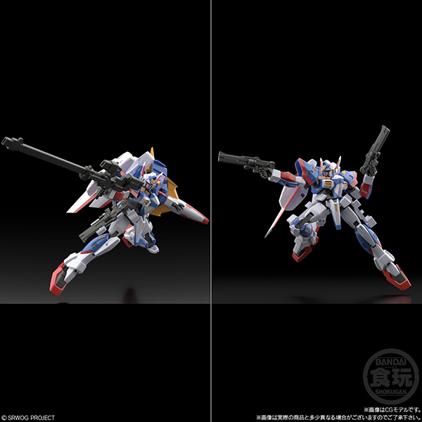 BANDAI 萬代 | SMP [SHOKUGAN MODELING PROJECT] 《超級機器人大戰OG》『SRX計畫』 R-1＆R-GUN 組裝模型 (預訂2023年1月) 