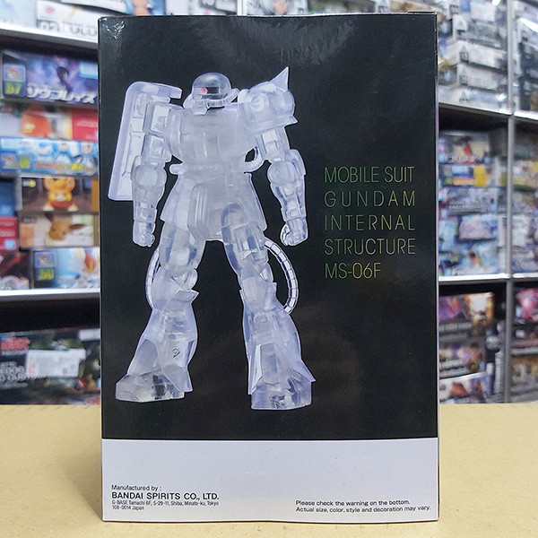 BANPRESTO 景品 | 機動戰士鋼彈 | INTERNAL STRUCTURE MS-06F 薩克Ⅱ 綠薩克 | ver.B 全透明版 | 高約14公分 | 全新未拆 | 現貨 