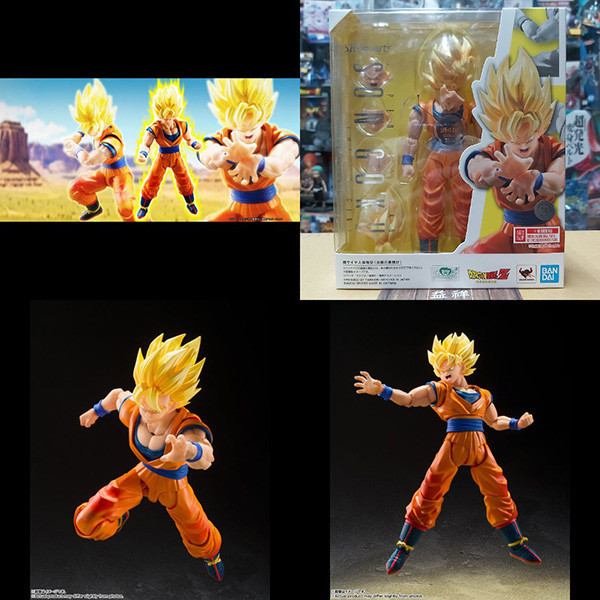 BANDAI 萬代 | S.H.Figuarts SHF 七龍珠Z 超級賽亞人 | 孫悟空 -決戰的開幕- 完全新規造形 | 臉部頭髮配件可換 | 可動完成品 | 全新未拆 | 現貨 