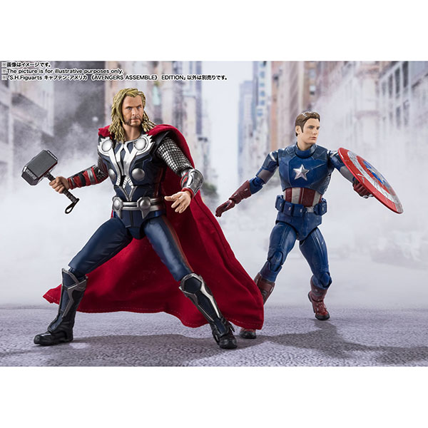 BANDAI 萬代 | S.H.Figuarts SHF 美國隊長-《AVENGERS ASSEMBLE》 EDITION-（復仇者聯盟） 