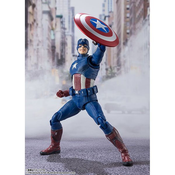 BANDAI 萬代 | S.H.Figuarts SHF 美國隊長-《AVENGERS ASSEMBLE》 EDITION-（復仇者聯盟） 