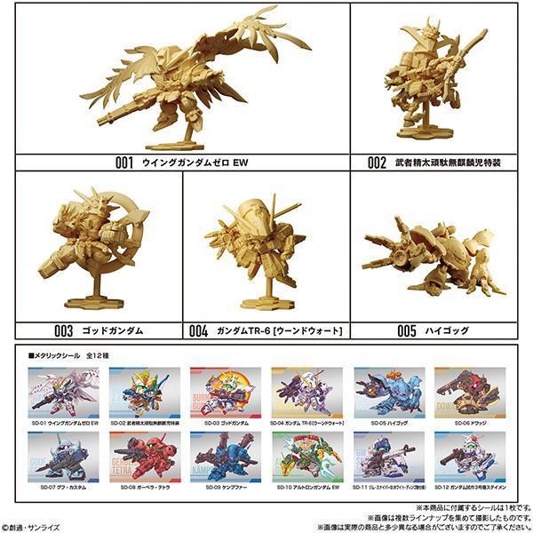 BANDAI 萬代 | 機動戰士鋼彈 | SUPERIOR DEFINE 第1彈 | 內含:飛翼鋼彈零式EW、神鋼彈、鋼彈TR-6 [伍德沃特]、高性能葛克 | 共全5種 | 完整1中盒10入販售 | 全新未拆 | 現貨 
