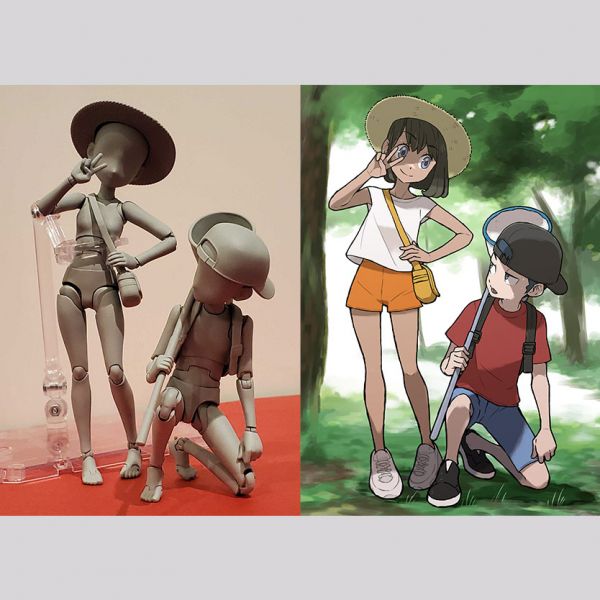BANDAI 萬代 | S.H.Figuarts SHF BODY君 | 杉森建 | Edition (Gray Color Ver.) (預訂2021年12月) 