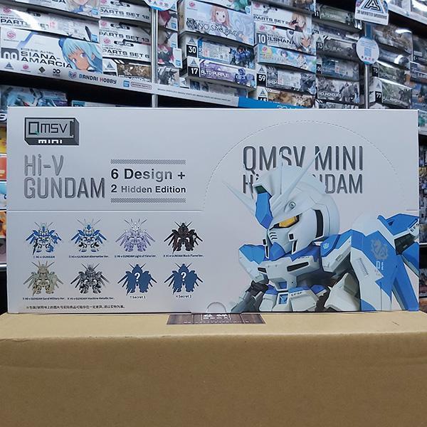 BANDAI 萬代 | QMSV mini 迷你 | HI-ν 海牛 | 鋼彈系列盲盒 | 一般版共6款，隱藏版共2款(隨機有隱藏版，不保證一中盒內有) 全新1中盒未拆8入販售 | 現貨 