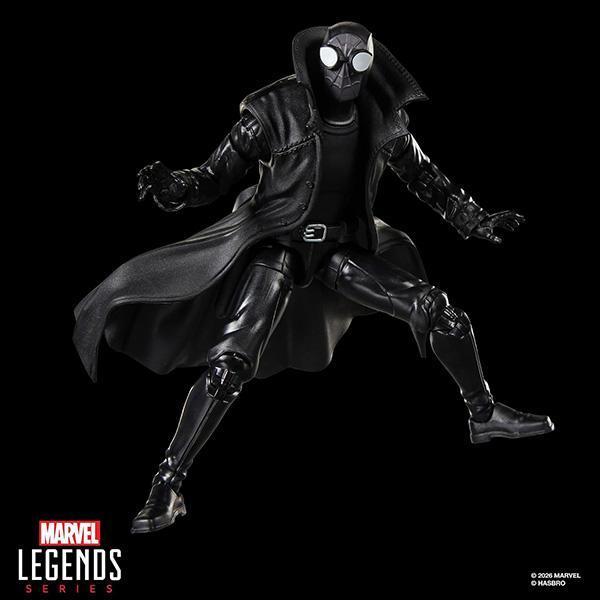 HASBRO 孩之寶 | Marvel Legends 亞馬遜限定 | 漫威蜘蛛人6吋傳奇人物復古系列 - 復古吊卡 | 暗影蜘蛛人 | Spider-Man Noir | 高約15公分 | 可動完成品 | 全新未拆 | 現貨 