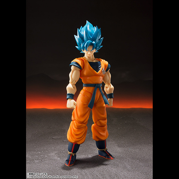 BANDAI 萬代 | S.H.Figuarts SHF 七龍珠超 | 劇場版 | 超級賽亞人之神 | 超藍 | 孫悟空-超- 再版 (預訂2022年3月) 