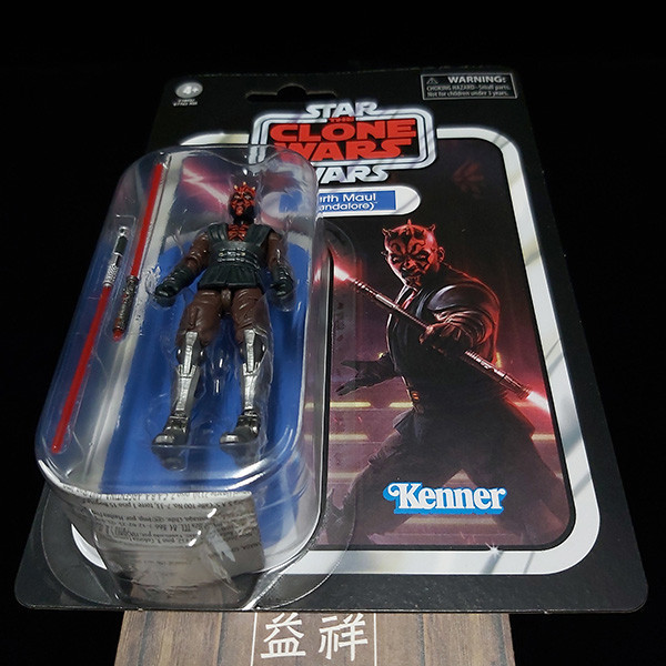 HASBRO 孩之寶 | Star Wars The Vintage Collection 星際大戰：複製人之戰 | 3.75吋 TVC 吊卡 | Darth Maul 達斯魔 | 西斯武士 | 全新未拆 | 現貨 