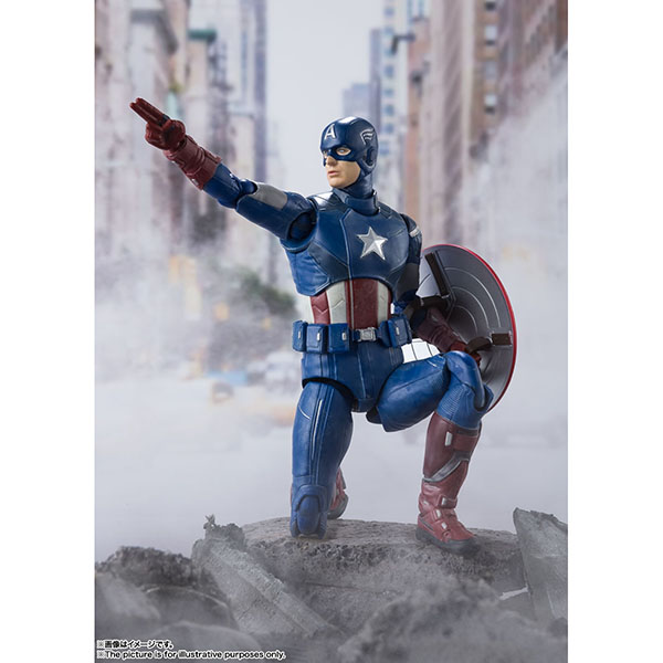 BANDAI 萬代 | S.H.Figuarts SHF 美國隊長-《AVENGERS ASSEMBLE》 EDITION-（復仇者聯盟） 