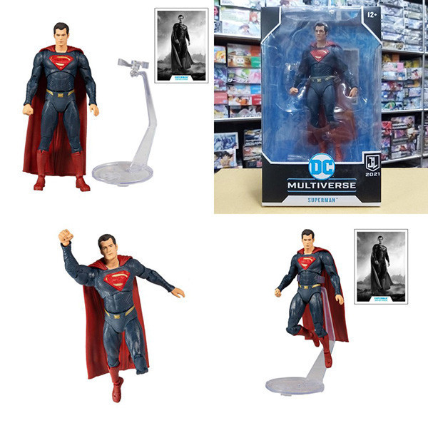 McFarlane Toys 麥法蘭 | 7吋 | 可動公仔 | DC 查克史奈德之正義聯盟 | 超人 | 藍紅 | 原色版 | 亨利卡維爾 | 全新未拆 | 現貨 