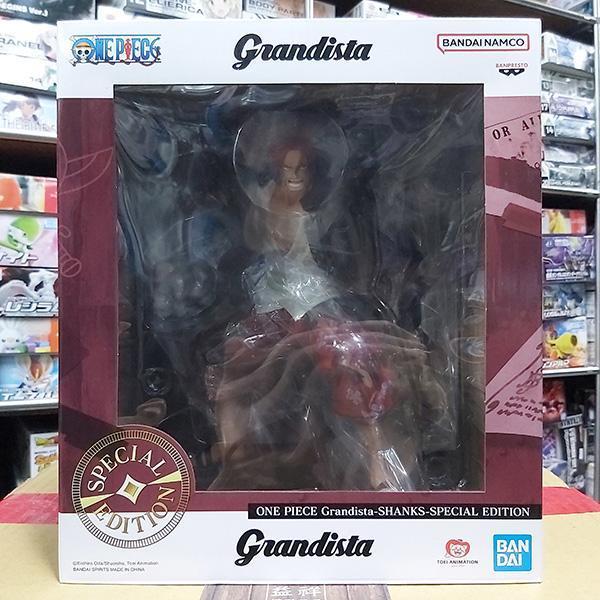 BANPRESTO 景品 | 海外限定 | 航海王 | Grandista 四皇 | 費加蘭德·傑克 | 紅髮傑克 | 香克斯 | 特別版 | 全高約22CM | 全新未拆 | 現貨 
