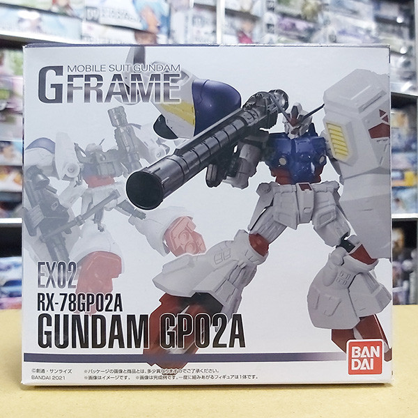 BANDAI 萬代 | 機動戰士鋼彈 | G-FRAME EX02 GP02A 鋼彈試作2號機 | 全新未拆 | 現貨 