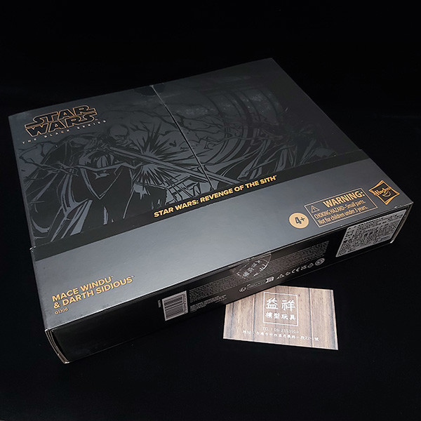 HASBRO 孩之寶 | 會場限定 | THE BLACK SERIES 6" 黑標6吋 | Star Wars: Revenge of the Sith 星際大戰:西斯大帝的復仇 | Mace Windu及Darth Sidious 魅使·雲度&達斯·西帝 | 白卜庭 | 雙入組 | 全新未拆 | 現貨