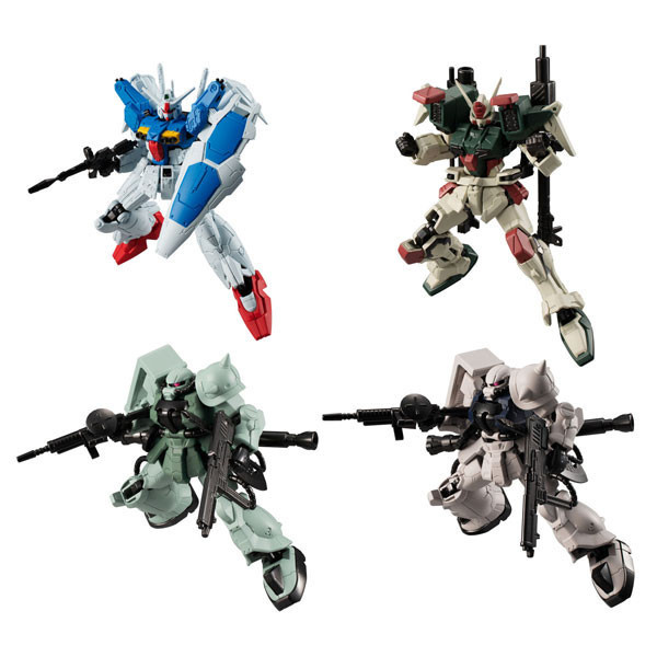 BANDAI 萬代 | 機動戰士鋼彈 | G-FRAME 13 | 內含暴風鋼彈、薩克IIF2型（連邦軍規格）、鋼彈試作 1 號機（全方位推進型） 共全7種 | 完整1中盒10入販售 | 全新未拆 | 現貨 
