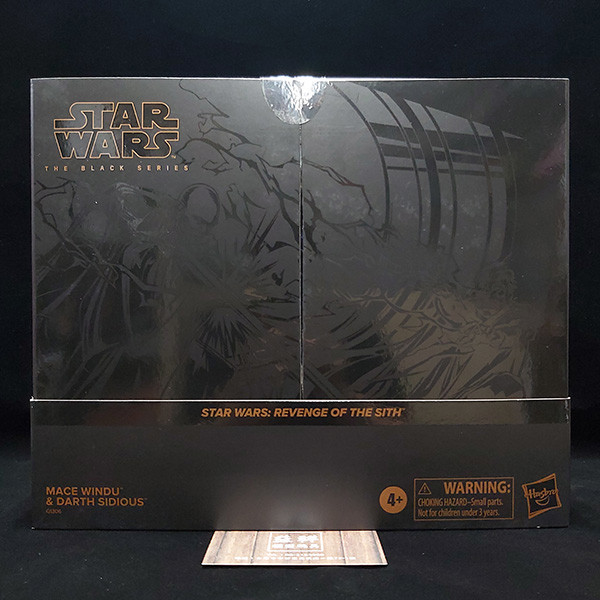 HASBRO 孩之寶 | 會場限定 | THE BLACK SERIES 6" 黑標6吋 | Star Wars: Revenge of the Sith 星際大戰:西斯大帝的復仇 | Mace Windu及Darth Sidious 魅使·雲度&達斯·西帝 | 白卜庭 | 雙入組 | 全新未拆 | 現貨