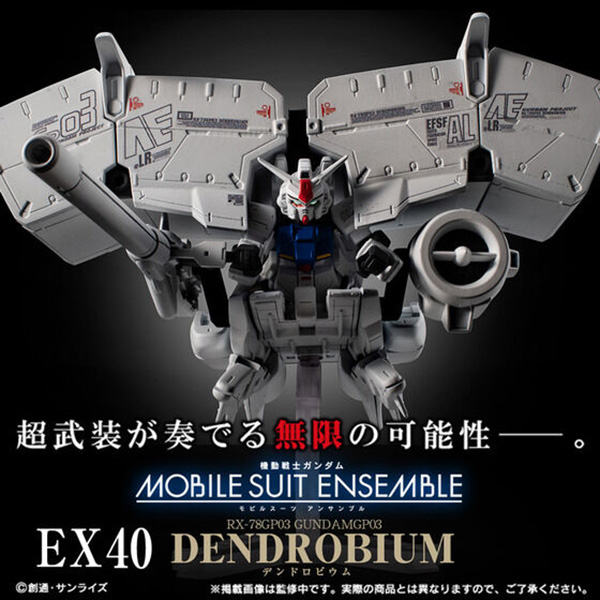 BANDAI 萬代 | PB 魂商店限定 | 機動戰士鋼彈 | MOBILE SUITE ENSEMBLE EX40 《機動戰士鋼彈0083：星塵回憶》 RX-78GP03 鋼彈試作3號機 | 典多洛比姆 (預訂2022年8月) 