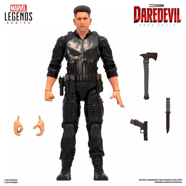 HASBRO 孩之寶 | Marvel Legends 漫威傳奇 | 6吋 | Daredevil:Born Again 夜魔俠:重生 | Punisher 制裁者 | 可動完成品 | 全新未拆 | 現貨