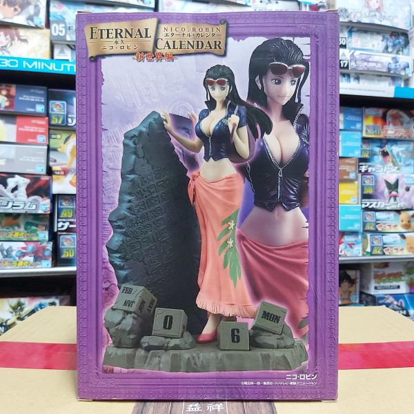 【特價】【絕版老物全新未拆】東映動畫 | 日版金證 | 航海王 | 海賊王 | 萬年曆（新世界篇）妮可·羅賓 | 高約20公分 | 全新未拆 | 現貨 