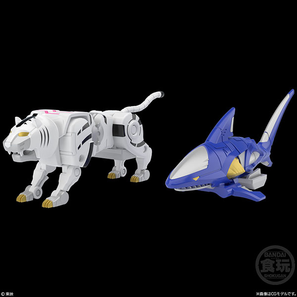 BANDAI 萬代 | SMP SUPER MINIPLA 百獸戰隊 | 百獸合體 | 牙吠王 | 組裝模型 | 全3種 | 1中盒3入販售 (預訂2021年7月) 