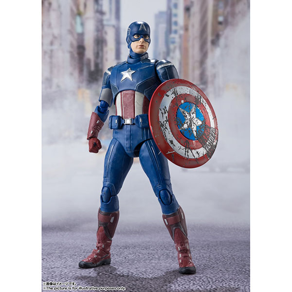 BANDAI 萬代 | S.H.Figuarts SHF 美國隊長-《AVENGERS ASSEMBLE》 EDITION-（復仇者聯盟） 